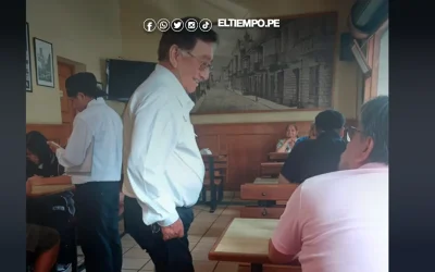 Balcázar aparece en reunión privada fuera de la agenda oficial