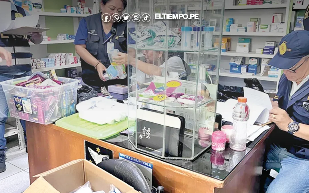 Boticas vendían productos vencidos y adulterados en Piura, Castilla y Tambogrande