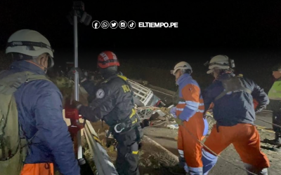 Áncash: Colapso del puente Sahuay deja un muerto y tres heridos tras intensas lluvias