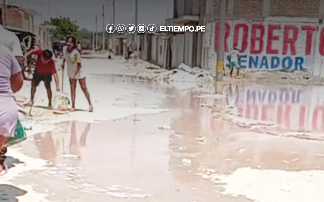 Sechura: Desborde de laguna de oxidación provoca temor