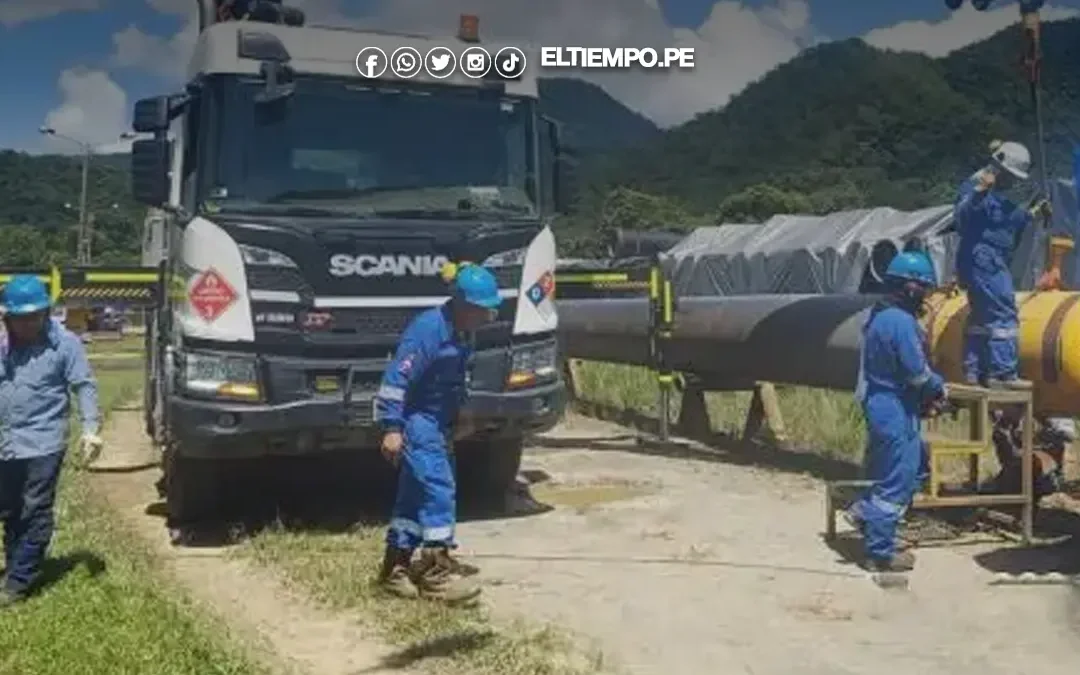 MEF: 74% de avance registra reparación de gasoducto de Camisea