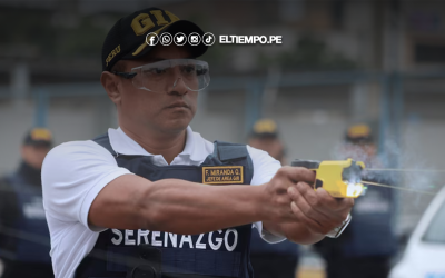 Autorizan uso de pistolas eléctricas en serenazgo municipal con capacitación obligatoria y alcance limitado