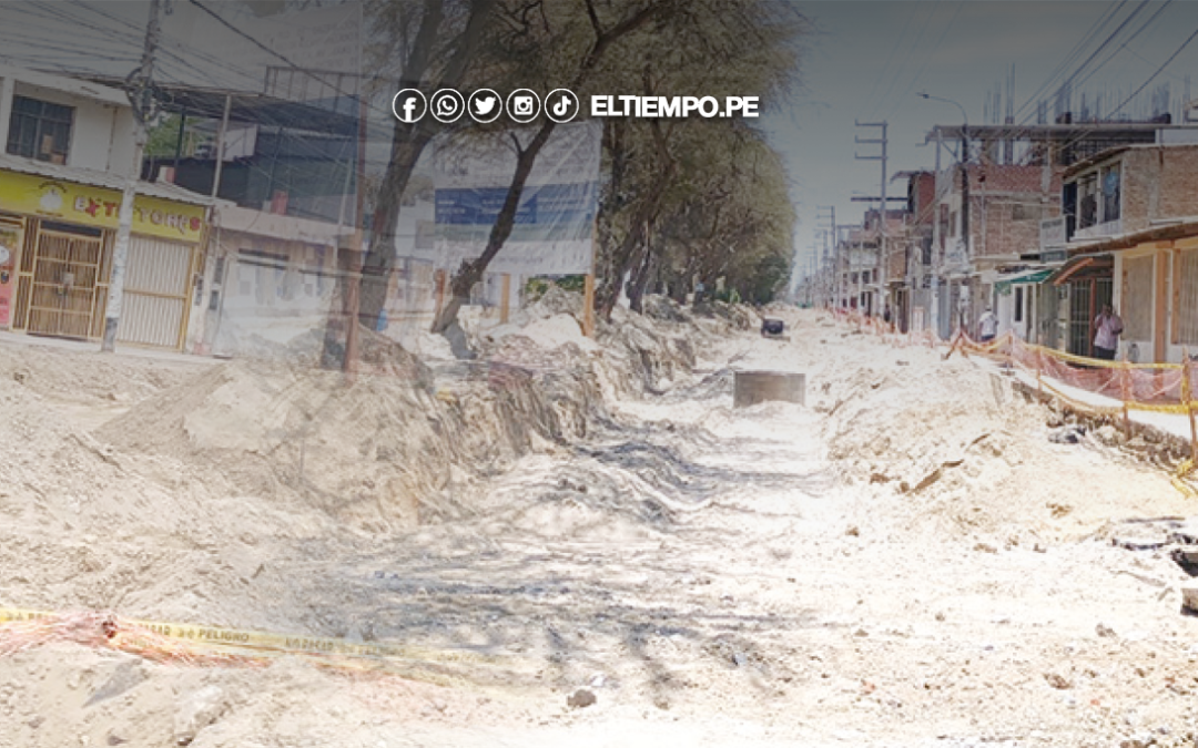 Piura: Amenazan con cerrar Av. Grau si constructora cierra dos carriles