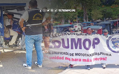 Piura: Protestan por operativos y contra tarjeta de circulación