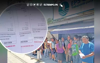 ¡Indignación en Piura! Recibos de EPS Grau llegan hasta S/489: Conoce la razón del alza