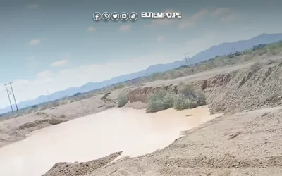 ‘Lagunas’ por las lluvias son peligro para niños en Talara