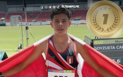 Atleta Thiago Goyzueta gana presea dorada