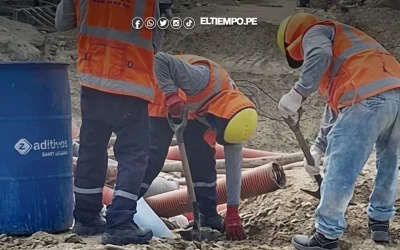 Exigen plan de contingencia por colapso de desagües en la urbanización El Chilcal