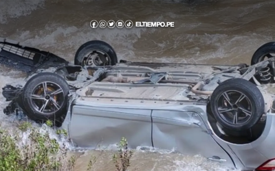Dos fallecidos y un desaparecido deja despiste y vuelco de vehículo en Carretera Central