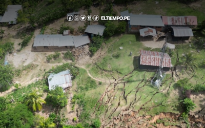 Emergencia en San Martín: más de 100 familias afectadas por falla geológica en Eladio Tapullima