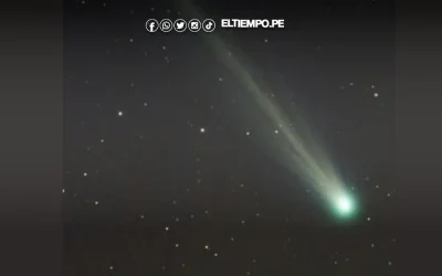 Así fue captado el cometa C/2025 R3 desde los Andes del Perú
