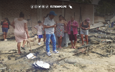 Sullana: Niño salva a sus dos hermanas de llamas
