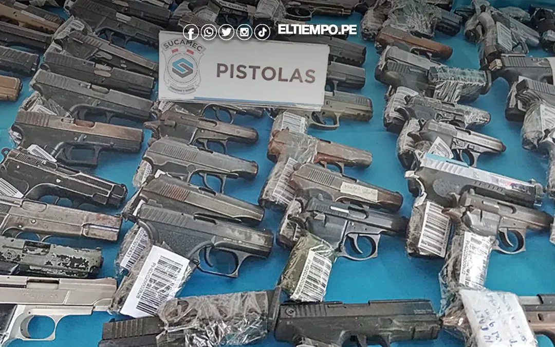Incautan más de 3900 armas de fuego en Piura