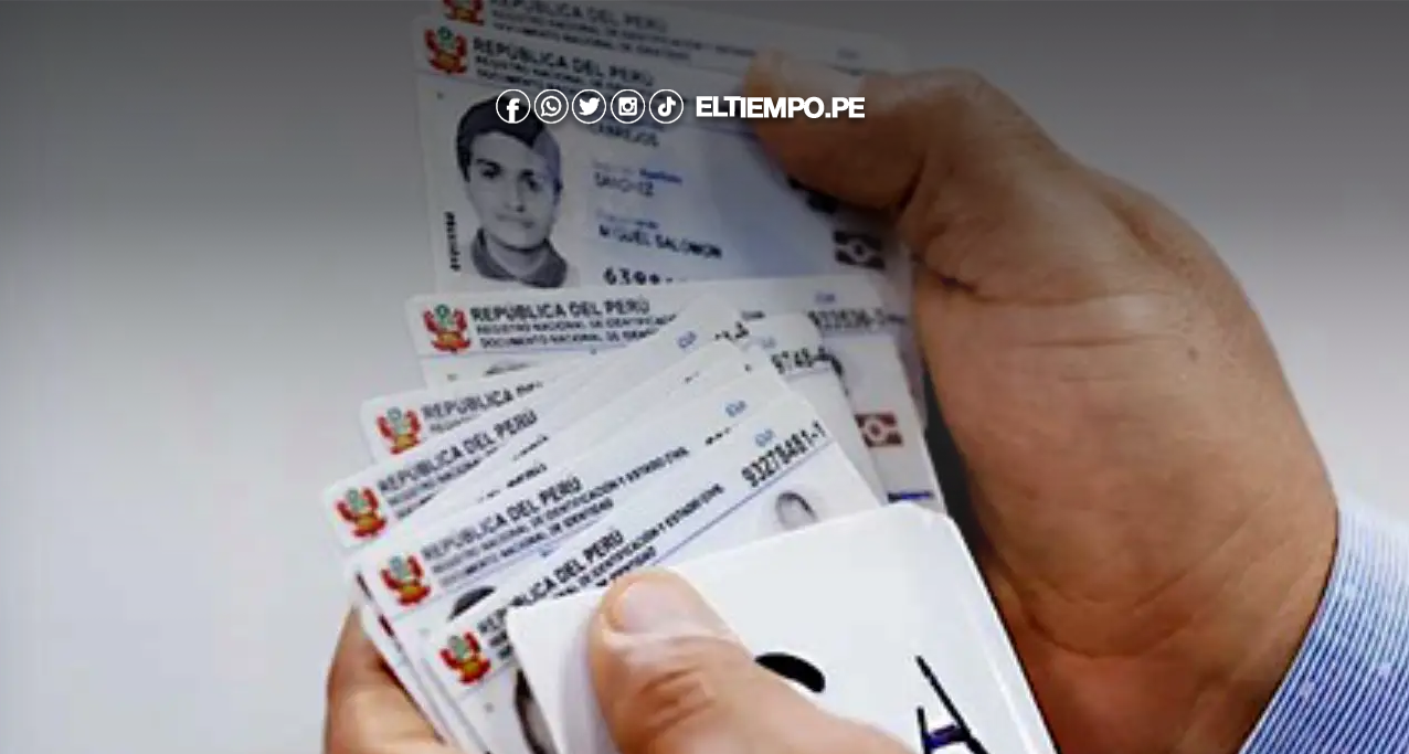 Reniec atenderá hoy sábado 4 y domingo 5 de abrilet Reniec atenderá hoy sábado 4 y domingo 5 de abril