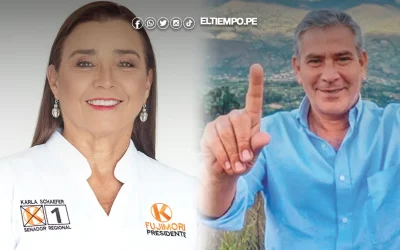 Karla Schaefer y Reynaldo Hilbck disputan curul al Senado