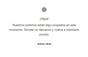 se cayó chat gpt hoy