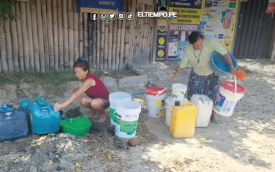 Cerca de 20 sectores estarán con baja presión de agua en Piura