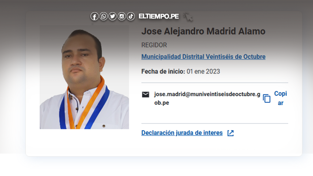 José Alejandro Madrid Álamo