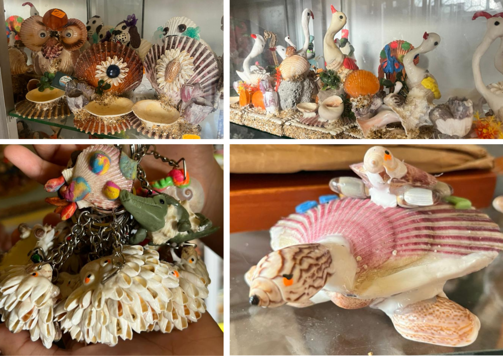 Artículos decorativos para el hogar hechos por la artesana Digna Chapilliquen.