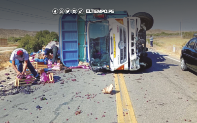 Talara: Conductores heridos en accidente de tránsito