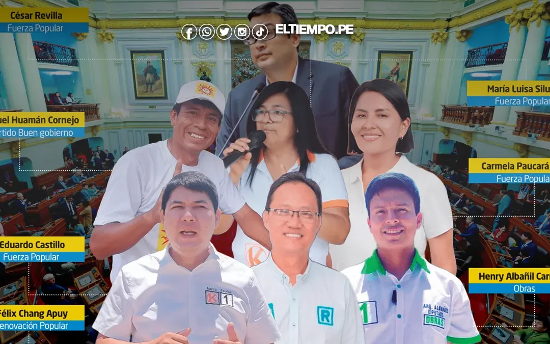 ¿Quiénes son los nuevos diputados de Piura?