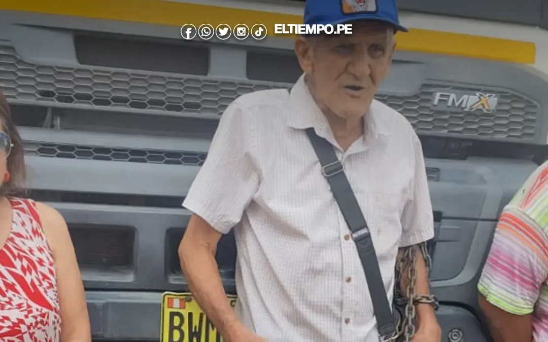 Jorge Burneo, el comerciante piurano que se encadenó como protesta por las obras del centro