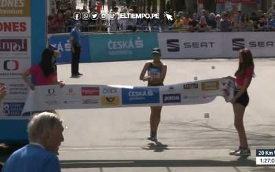 Kimberly García conquista el Poděbrady Race Walking y suma un nuevo título internacional para el Perú