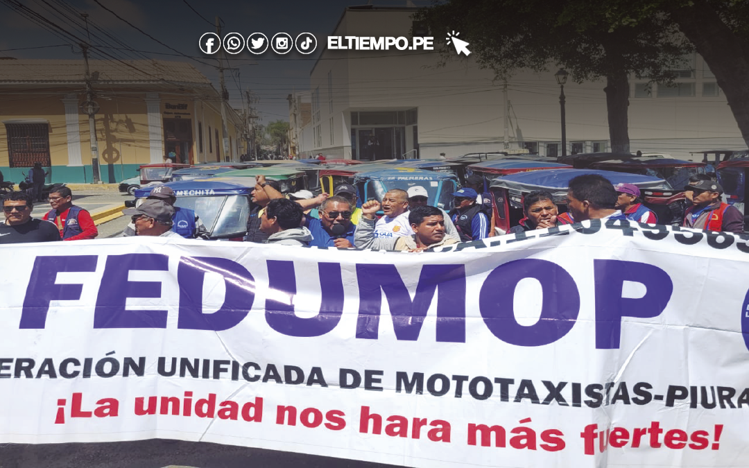 Piura: Mototaxistas acatarán paro por aplicación de fotopapeletas