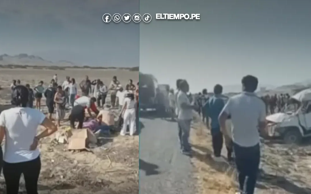 Panamericana Norte: despiste de minivan deja al menos cuatro muertos en Pacasmayo