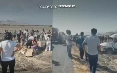 Panamericana Norte: despiste de minivan deja al menos cuatro muertos en Pacasmayo