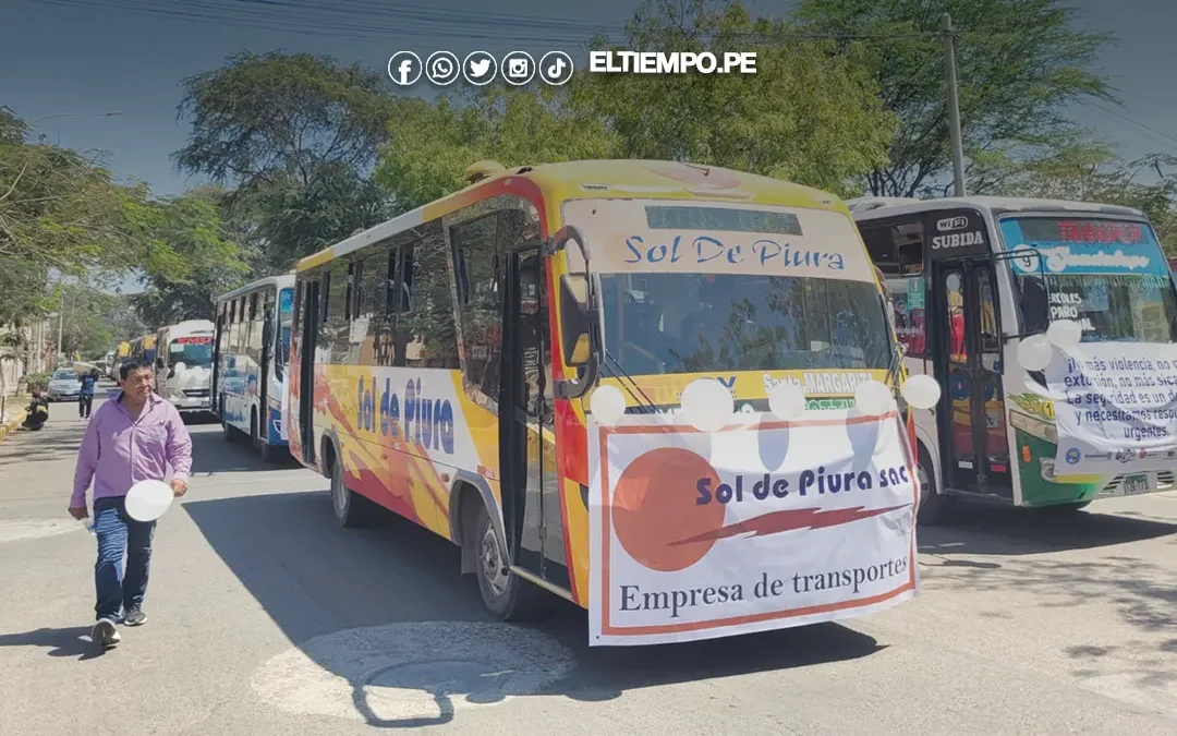 Los gremios de Piura evalúan unirse al paro de transportistas