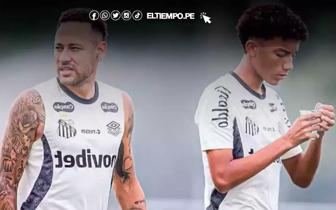 Neymar acusado de agredir a Robinho Jr. en entrenamiento