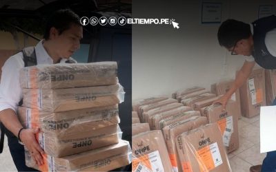 ONPE distribuye material electoral en Piura para las Elecciones Primarias 2026