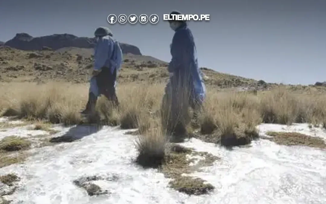 Descenso de temperatura nocturna en la sierra pone en riesgo a casi un millón de personas