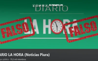 Grupo de Facebook «Diario La Hora (Noticias Piura)» no pertenece ni administra Diario El Tiempo SAC