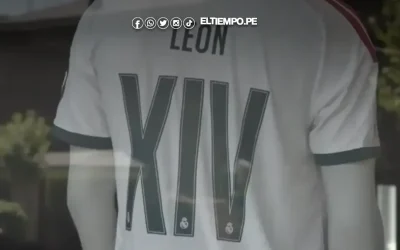 Real Madrid vende la camiseta con el nombre de León XIV a 195 euros