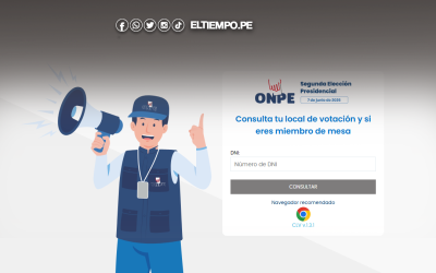 Link para conocer tu lugar de votación en segunda vuelta: Consulta dónde te toca votar este 7 de junio